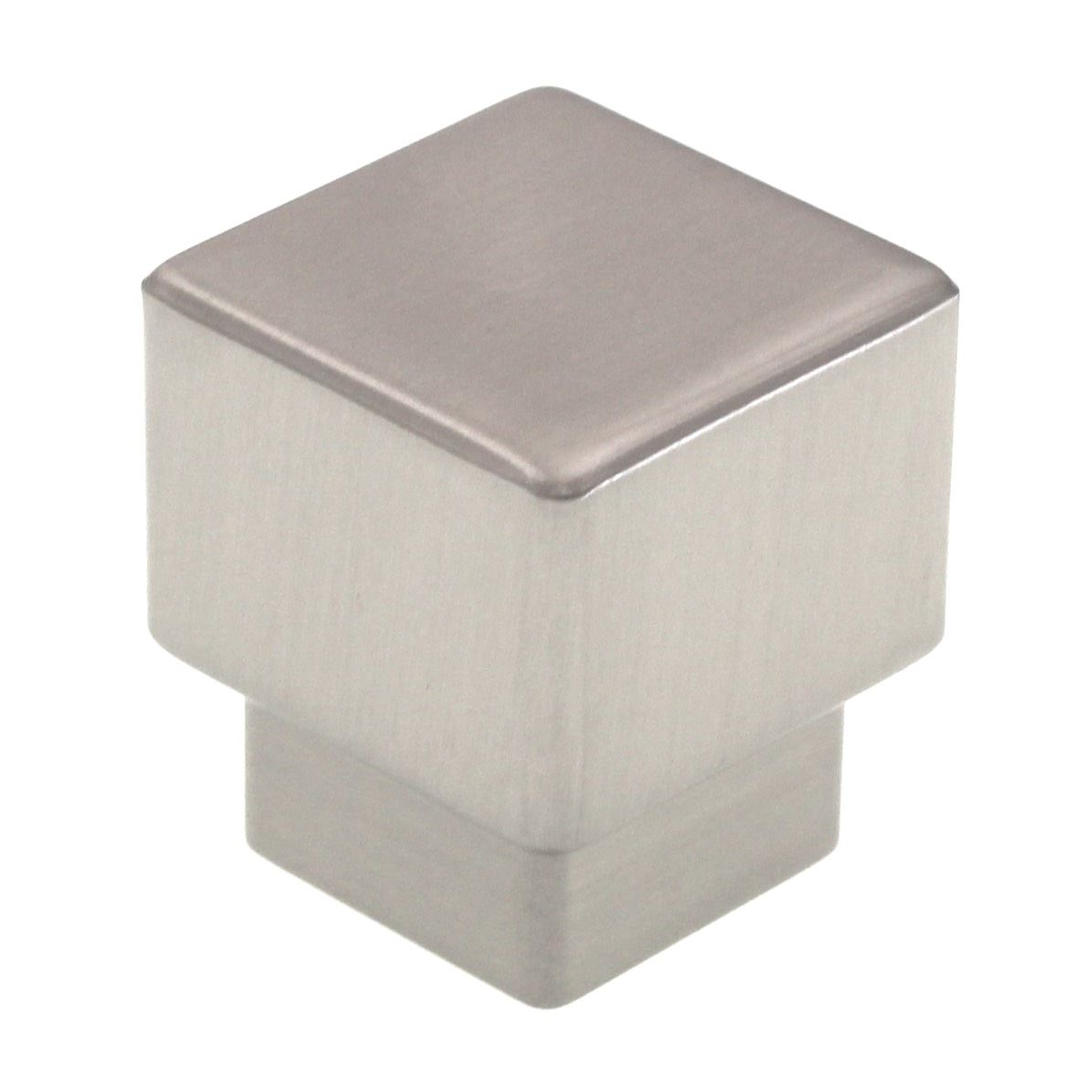 Top Knobs Sanctuary 1" Medium Square Tapered Knob Brushed Satin Nickel TK32BSN