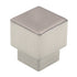 Top Knobs Sanctuary 1" Medium Square Tapered Knob Brushed Satin Nickel TK32BSN