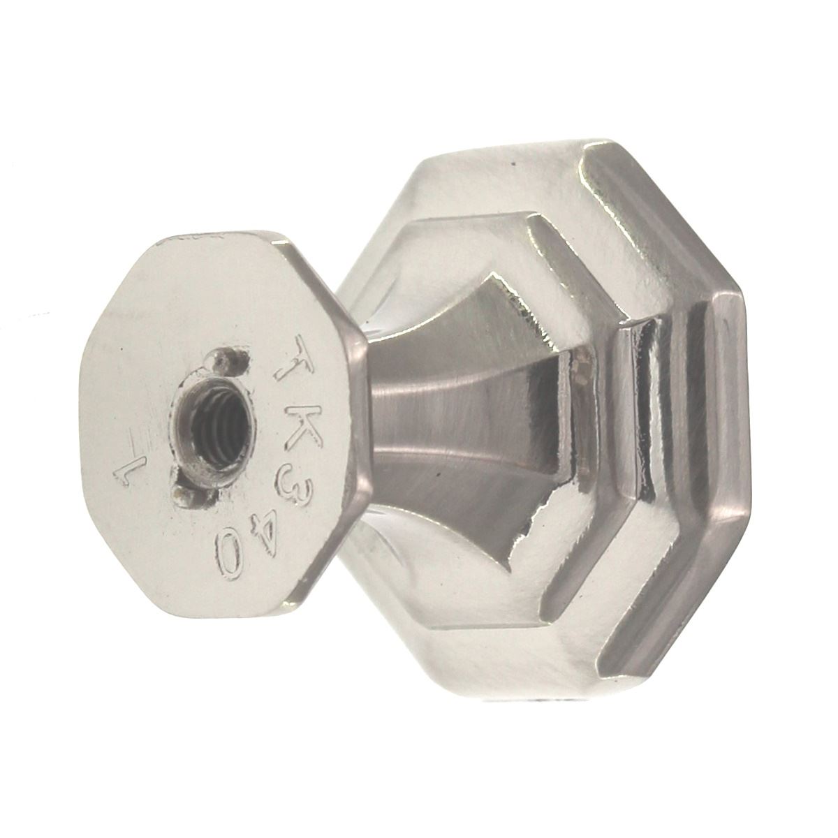 Top Knobs Chareau Chalet 1 1/8" Cabinet Knob Brushed Satin Nickel TK340BSN