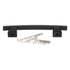 Top Knobs Santuary Cabinet Square Pull Arched 3" CTC Oil-Rubbed Bronze TK3ORB