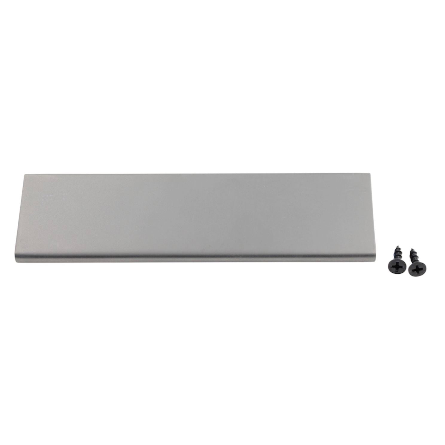 Top Knobs Mercer Europa Cabinet Finger Pull Tab Pull 5" CTC Ash Gray TK503AG