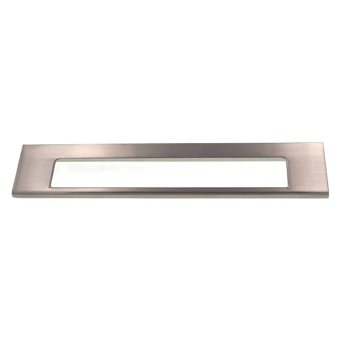 Top Knobs Mercer Europa Cut Out Tab Pull 6" CTC Brushed Satin Nickel TK522BSN