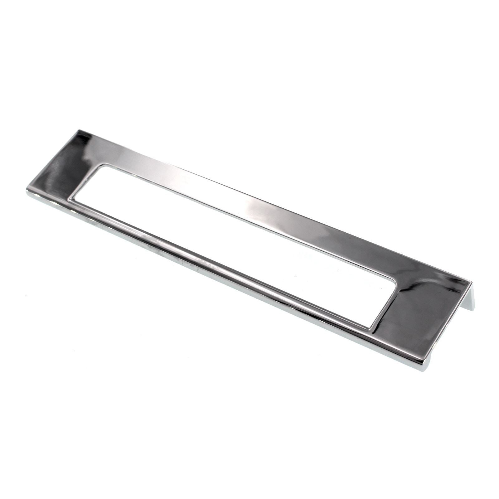 Top Knobs Mercer Europa Cabinet Cut Out Tab Pull 6" CTC Polished Chrome TK522PC