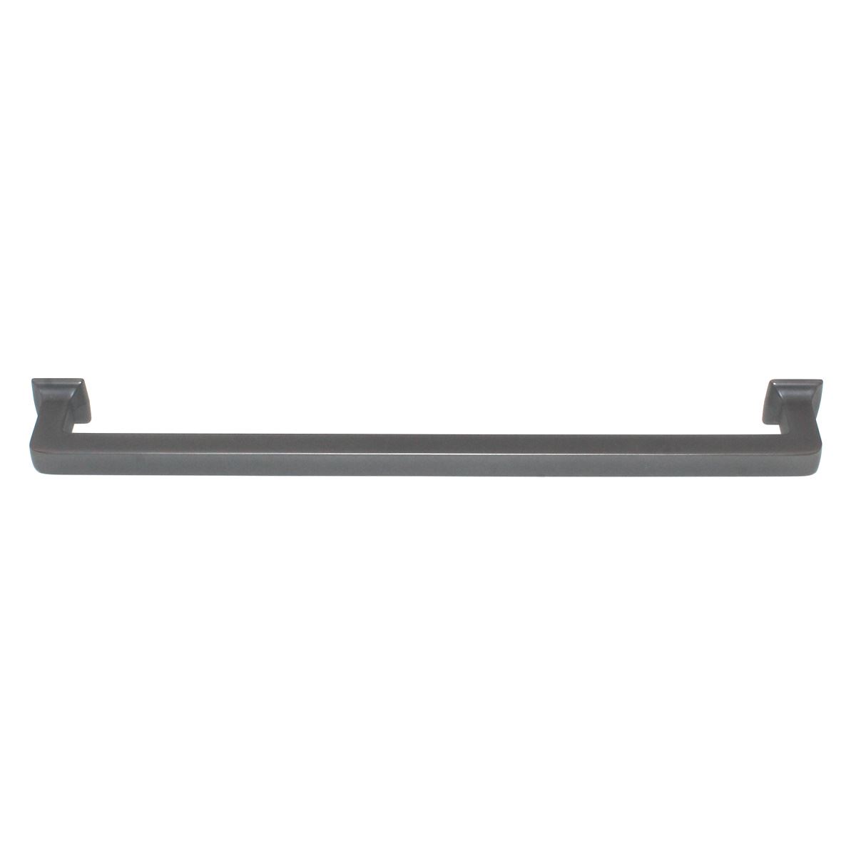Top Knobs Transcend Ascendra Square Cabinet Pull 9" CTC Ash Gray TK706AG