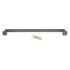 Top Knobs Transcend Ascendra Square Cabinet Pull 9" CTC Ash Gray TK706AG