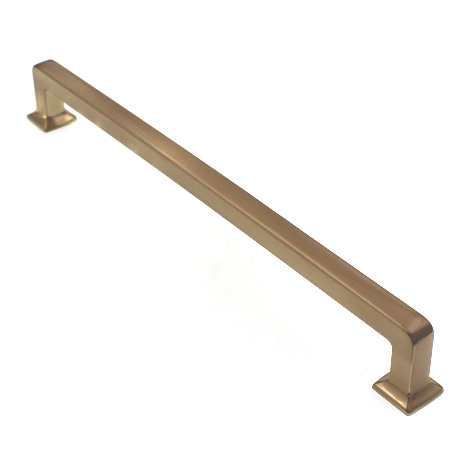 Top Knobs Transcend Ascendra Square Cabinet Pull 9" CTC Honey Bronze TK706HB