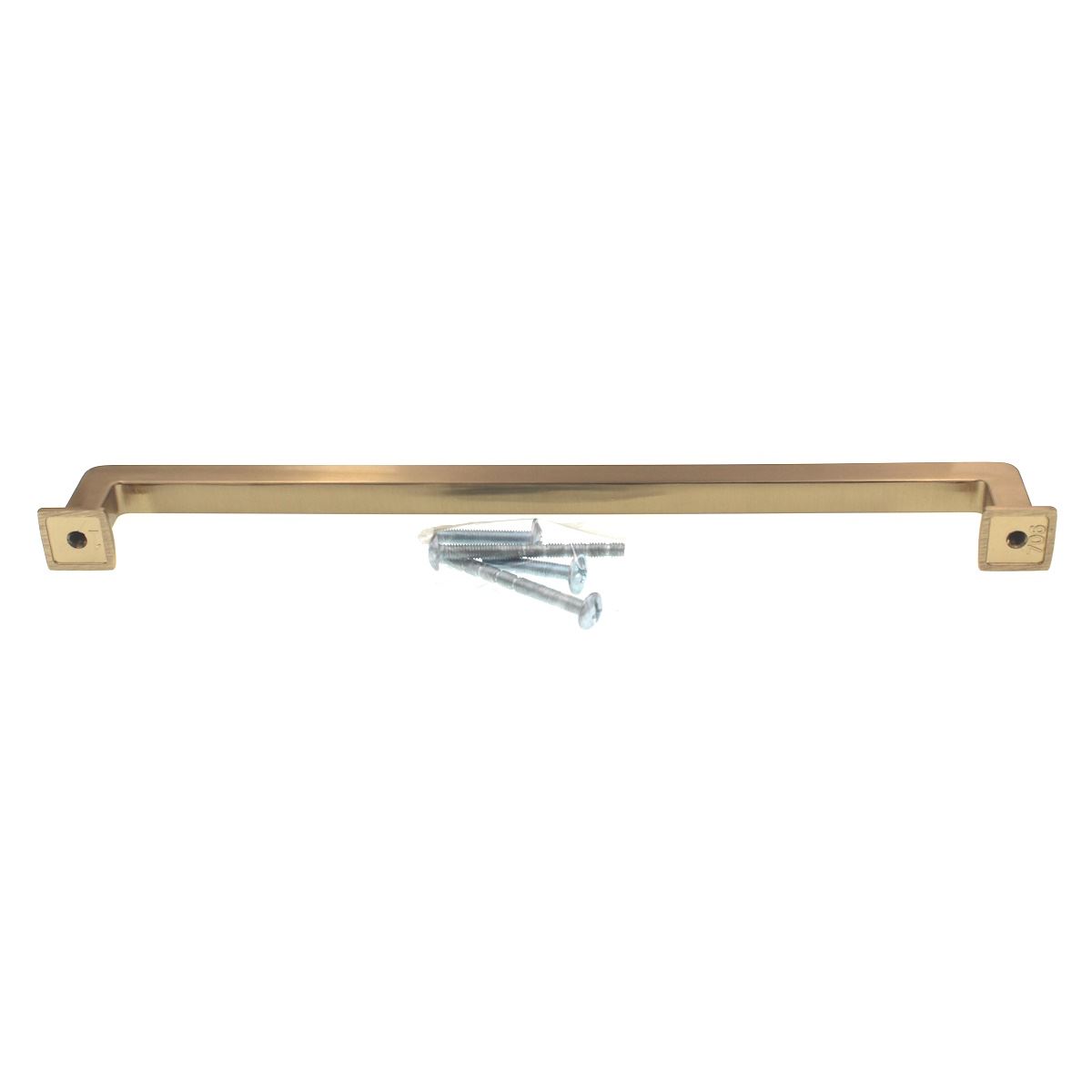 Top Knobs Transcend Ascendra Square Cabinet Pull 9" CTC Honey Bronze TK706HB