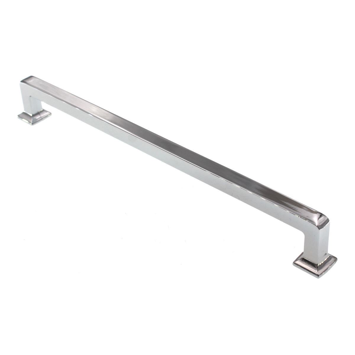 Top Knobs Transcend Ascendra Square Cabinet Pull 9" CTC Polished Chrome TK706PC