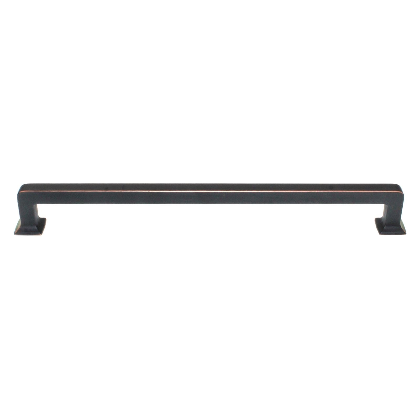 Top Knobs Transcend Ascendra Square Cabinet Pull 9" CTC Umbrio TK706UM