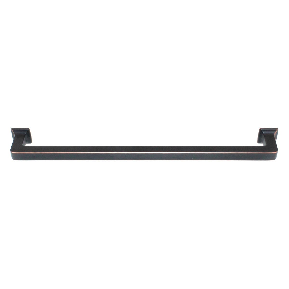 Top Knobs Transcend Ascendra Square Cabinet Pull 9" CTC Umbrio TK706UM
