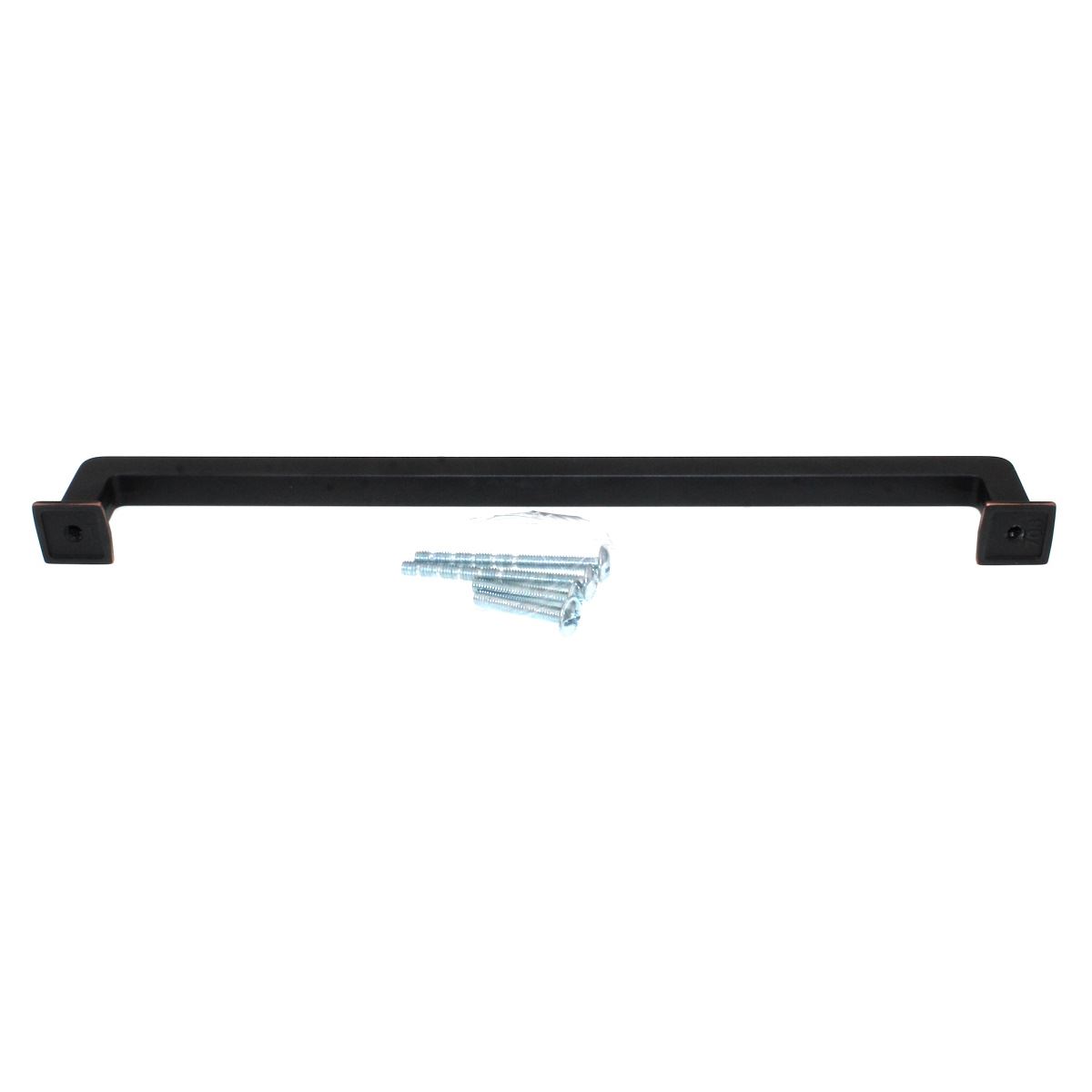 Top Knobs Transcend Ascendra Square Cabinet Pull 9" CTC Umbrio TK706UM