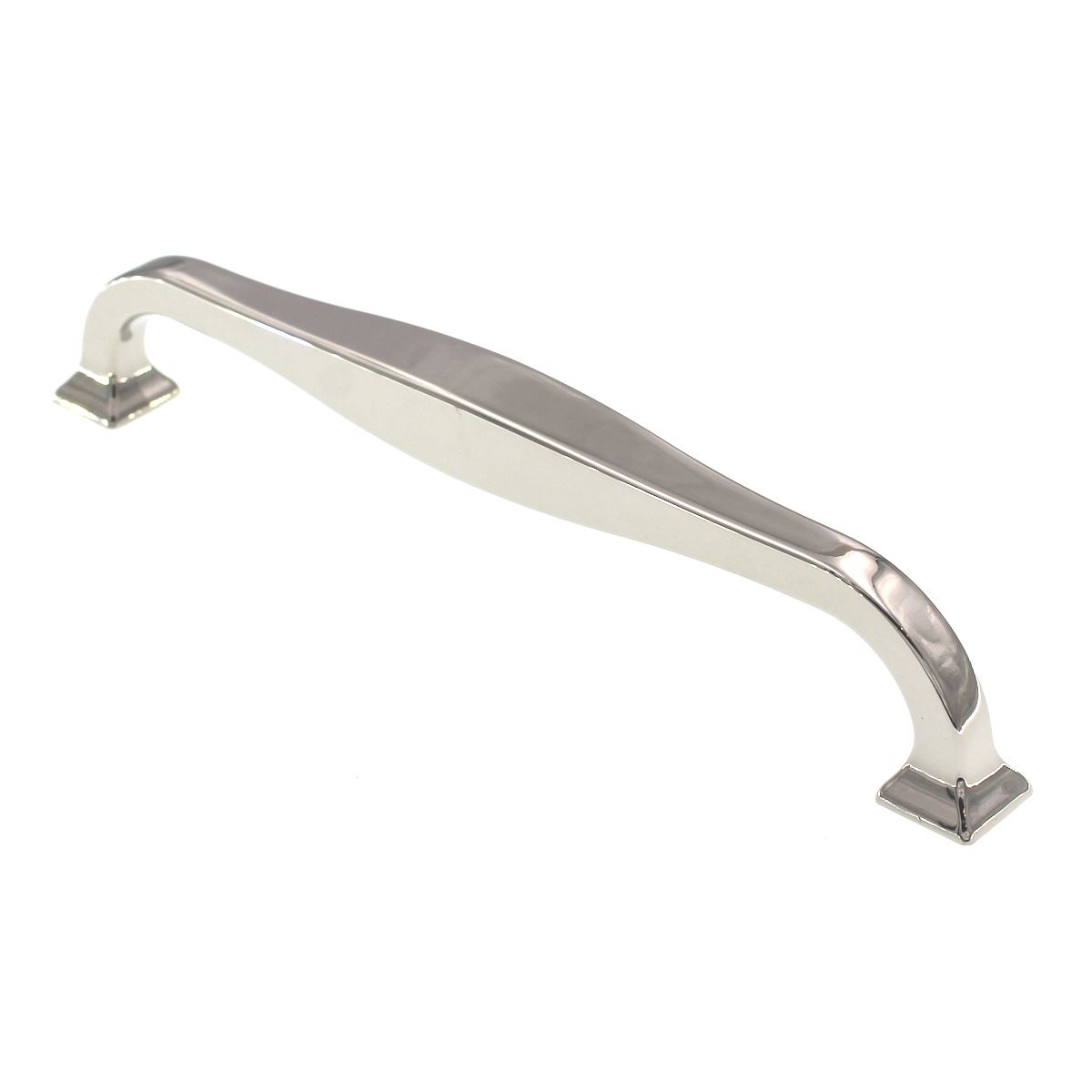 Top Knobs Transcend Contour Pull 6 5/16" (160mm) CTC Polished Nickel TK724PN