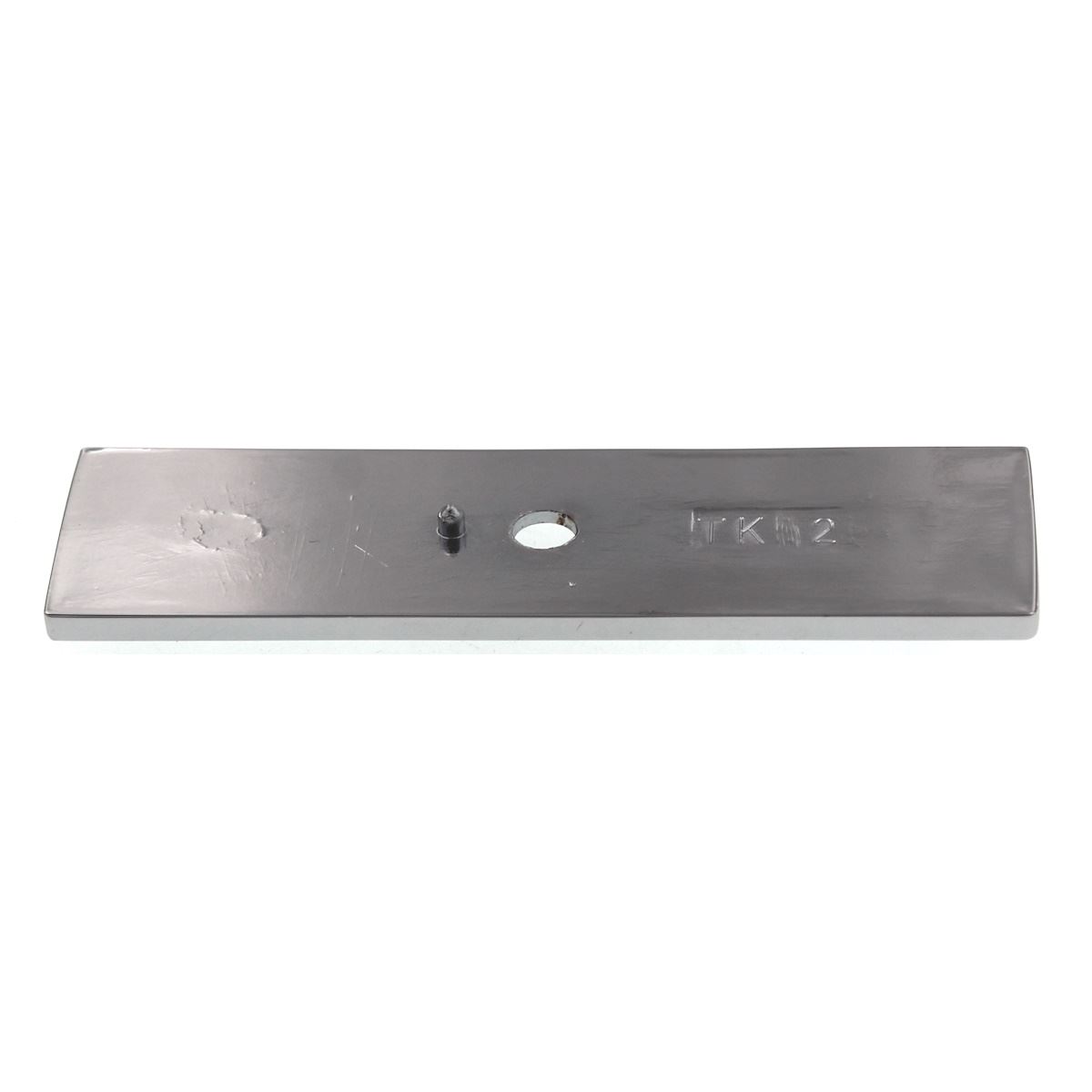 Top Knobs Barrington Channing Cabinet Knob Backplate Polished Chrome TK741PC