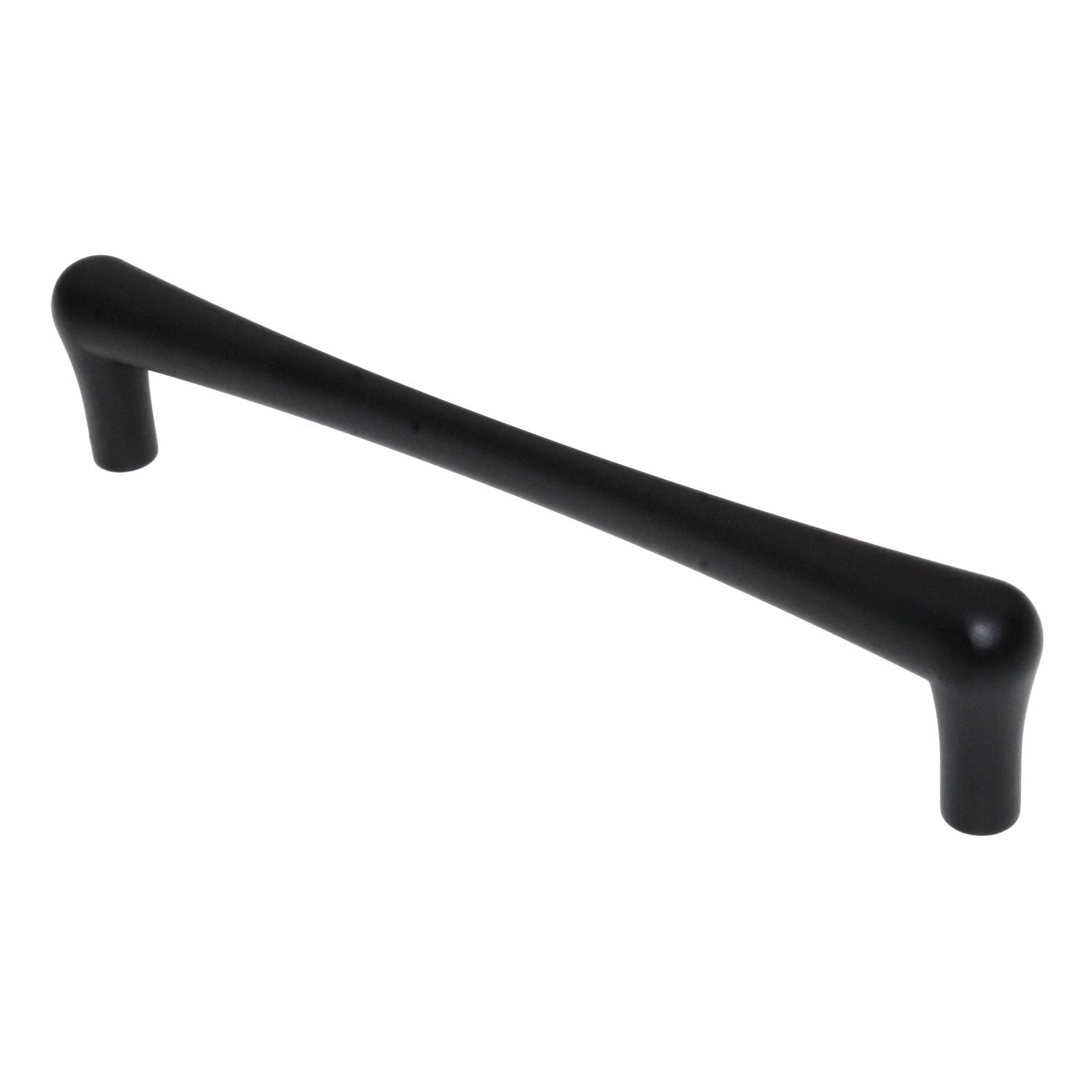 Top Knobs Barrington Brookline Bar Pull 6 5/16" (160mm) CTC Flat Black TK765BLK