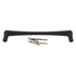 Top Knobs Barrington Brookline Bar Pull 6 5/16" (160mm) CTC Flat Black TK765BLK