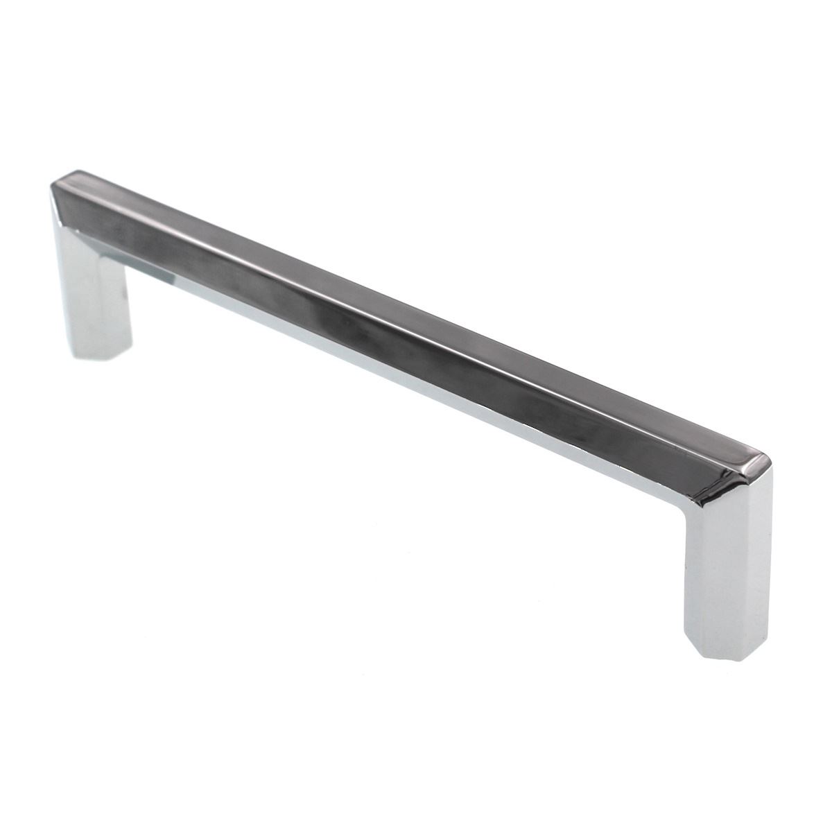 Top Knobs Serene Lydia Square Pull 5 1/16" (128mm) CTC Polished Nickel TK794PN