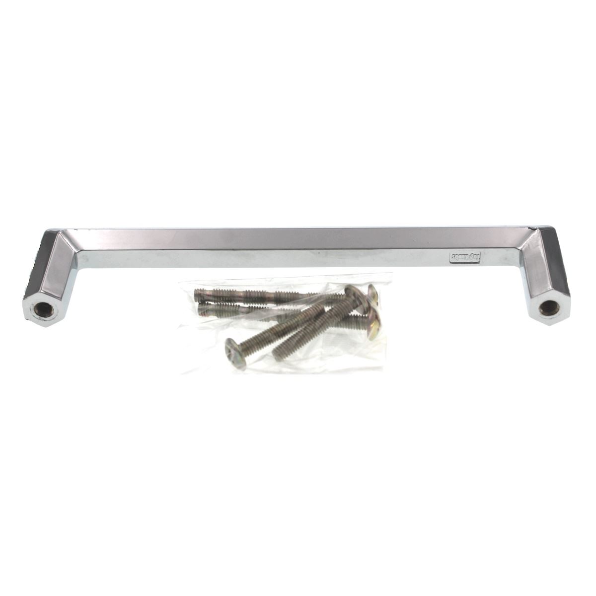 Top Knobs Serene Lydia Square Pull 5 1/16" (128mm) CTC Polished Nickel TK794PN
