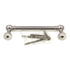 Top Knobs Serene Kara Cabinet Bar Pull 3 3/4" (96mm) CTC Polished Nickel TK802PN