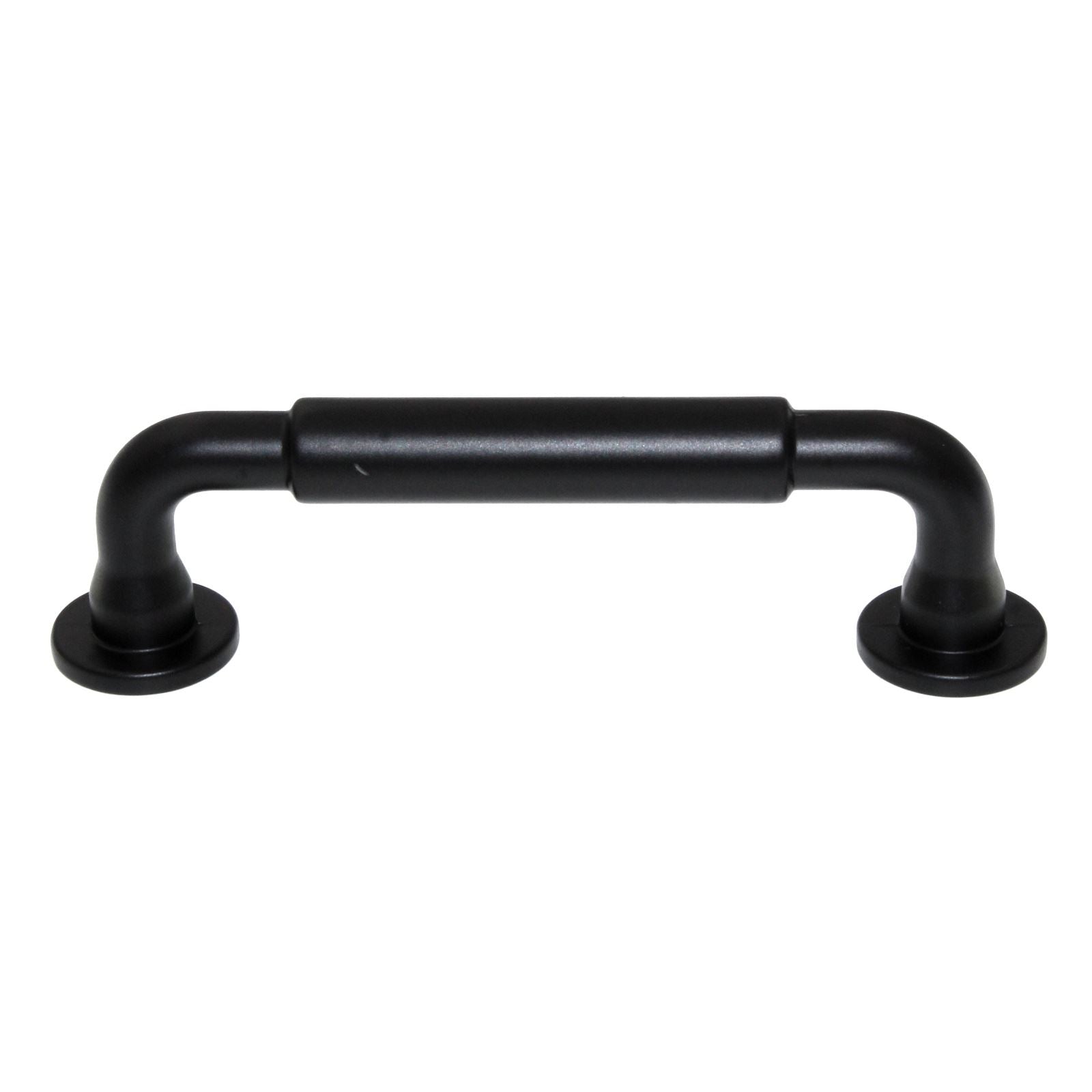 Top Knobs Serene Lily Cabinet Post Pull 3 3/4" (96mm) CTC Flat Black TK822BLK