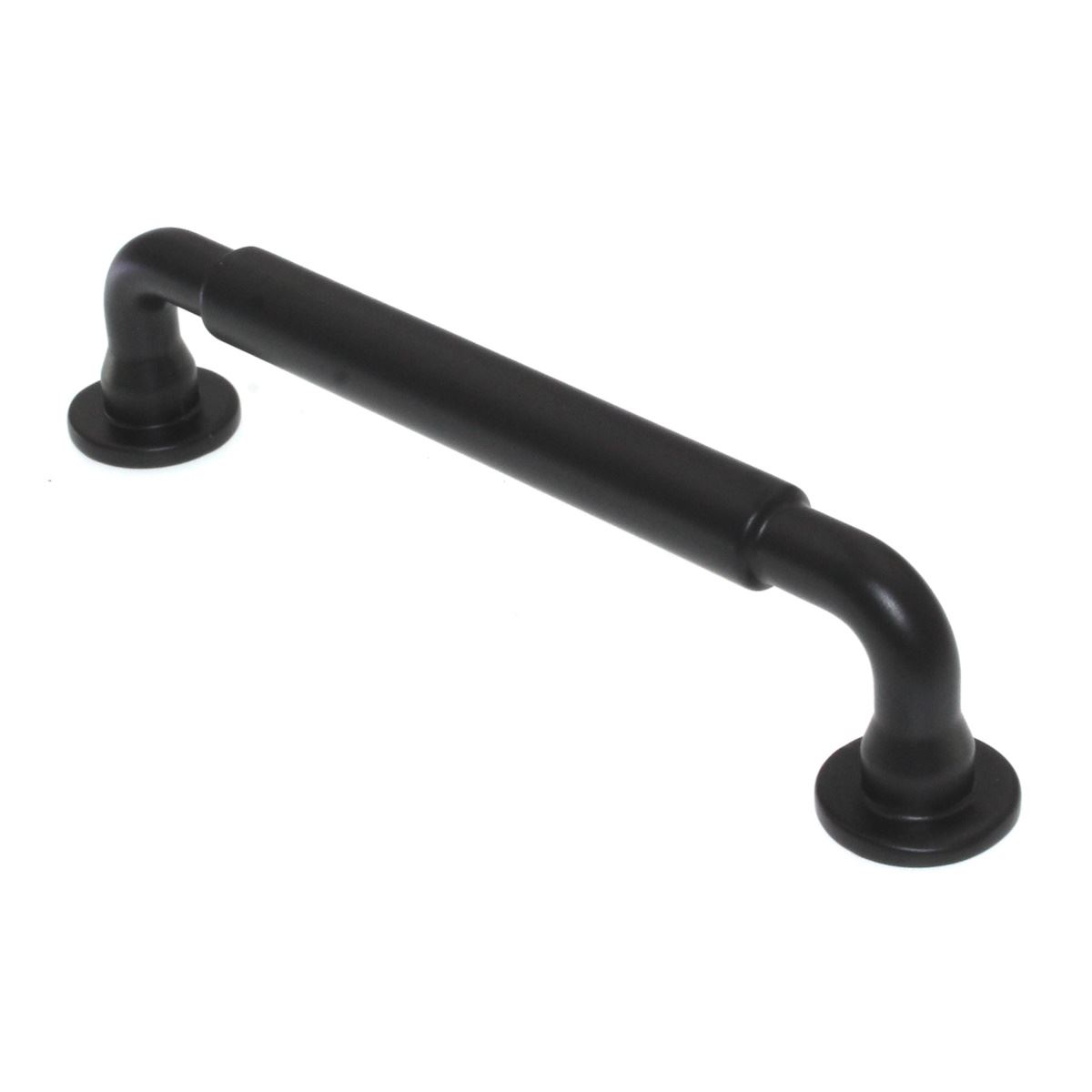 Top Knobs Serene Lily Cabinet Arch Pull 5 1/16" (128mm) CTC Flat Black TK823BLK