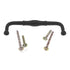 Top Knobs Normandy Brass Arch Pull 4" Ctr Patina Black M593