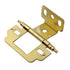 Warwick Polished Brass Inset Cabinet Hinge Partial Wrap Minaret Tip WA3180TMPB