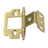 Warwick Polished Brass Inset Cabinet Hinge Partial Wrap Minaret Tip WA3180TMPB