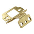 Warwick Polished Brass Inset Cabinet Hinge Partial Wrap Minaret Tip WA3180TMPB