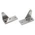 Set of Stainless Steel Pivot Pin Overlay Hinges 270 Degree Top and Bottom Mount