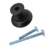 Jeffrey Alexander Geneva 1 1/4" Round Knob Gun Metal Z600