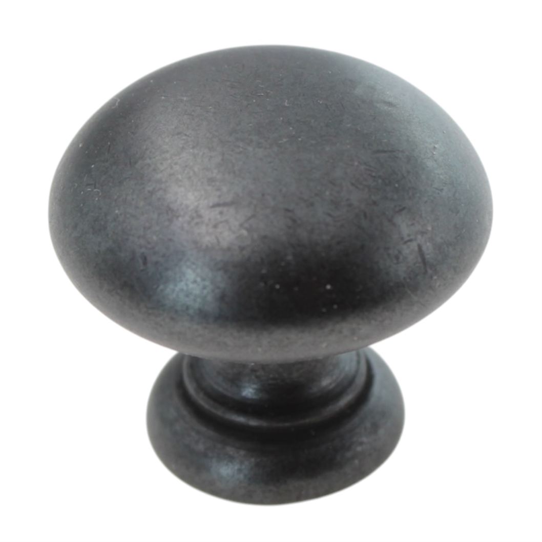 Jeffrey Alexander Geneva 1 1/4" Round Knob Gun Metal Z600