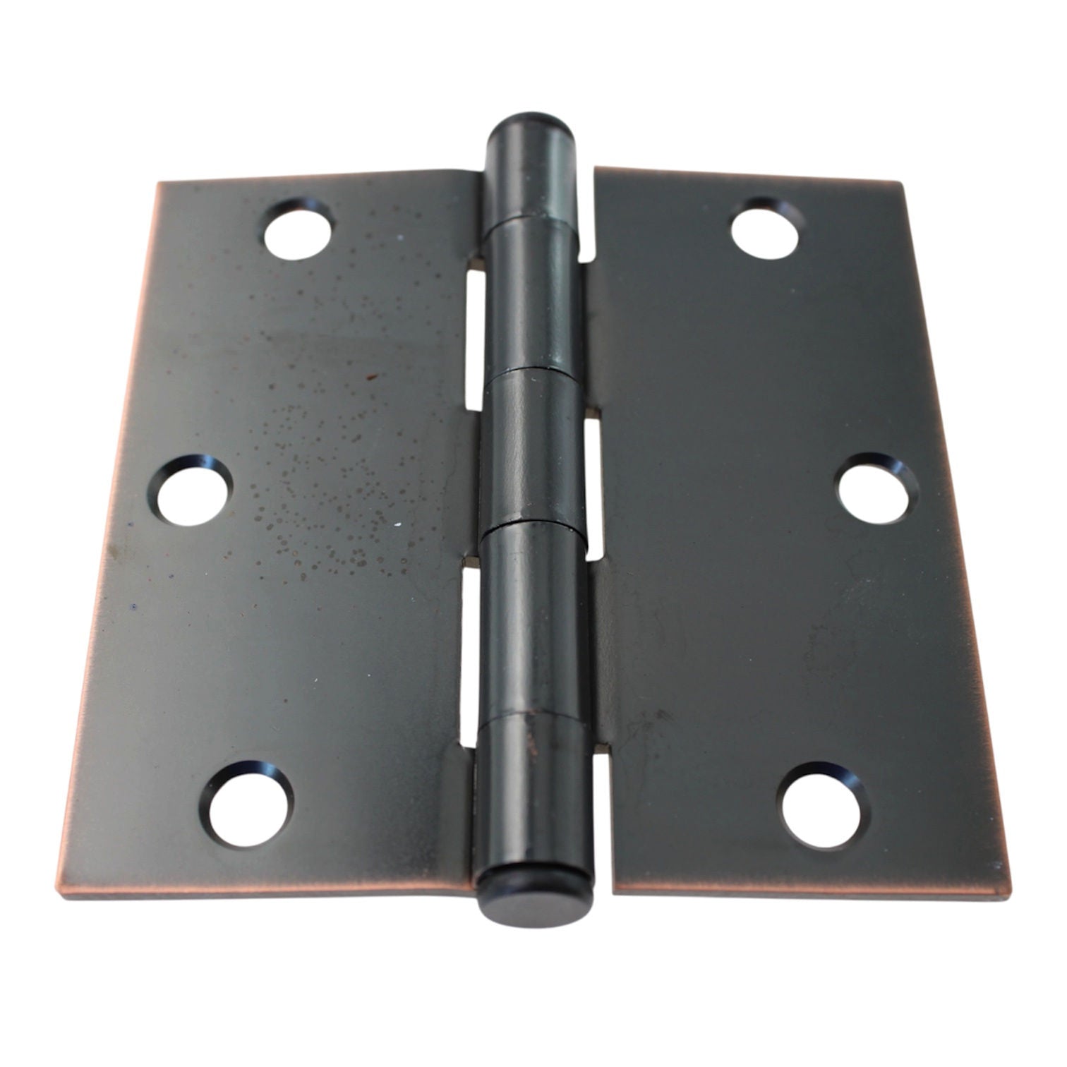Emtek 3 1/2" Door Hinge Square Corner Plain Bearing Bronze 9101310B Set of 2