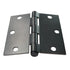 Emtek 3 1/2" Door Hinge Square Corner Plain Bearing Bronze 9101310B Set of 2