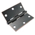Emtek 3 1/2" Door Hinge Square Corner Plain Bearing Bronze 9101310B Set of 2