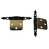Pair Amerock Antique English Variable Overlay Hinges Non Self-Closing BP7780-AE
