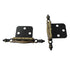 Pair Amerock Antique English Variable Overlay Hinges Non Self-Closing BP7780-AE