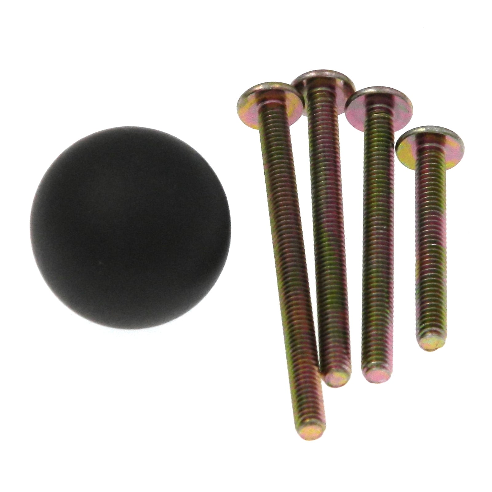 10 Pack Rustic Iron 7/8" Cabinet Knob Pulls 07551-9039 from Keeler Brass Company