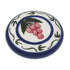 Laurey  Sorrento Hand-Painted Full Color & Blue Round Disc 2 1/8" Porcelain Cabinet Knob 08100