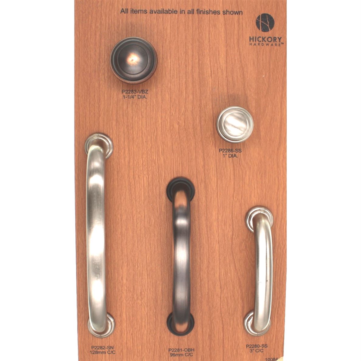 P2286-SS Stainless Steel 1" Cabinet Knob Pulls  Belwith Hickory Zephyr