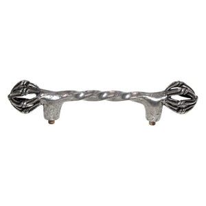 Anne at Home Mai-Oui 3" Ctr Twisted Metal Cabinet Bar Pull Pewter Bright 1022-8