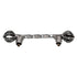Anne at Home Mai-Oui 3" Ctr Twisted Metal Cabinet Bar Pull Pewter Bright 1022-8