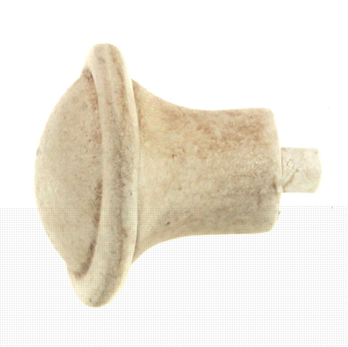Anne at Home Une Grande Button 1 1/8" Cabinet Knob Weathered White 1045-17