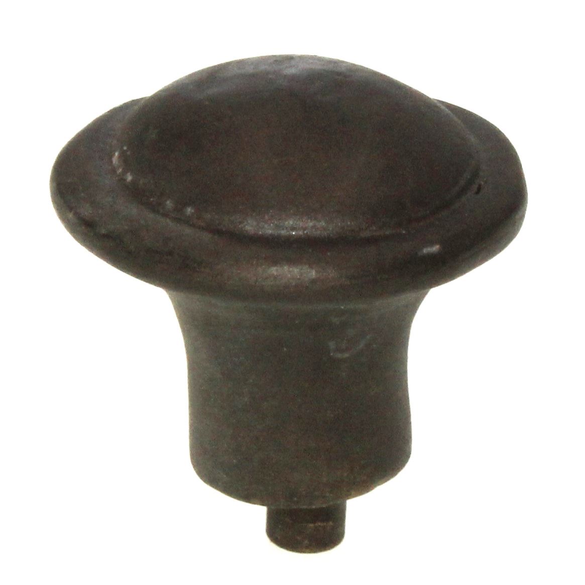 Anne at Home Une Grande Button 1 1/8" Artisan Cabinet Knob Bronze Rubbed 1045-3