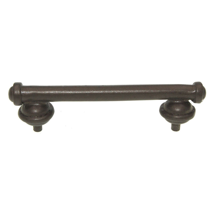 Anne at Home Une Grande Button 3" Ctr. Bar Pull Bronze with Black Wash 1048-231