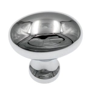 Cliffside 105-PC Polished Chrome Finished Solid Brass 1-5/16" Cabinet Knob Pull