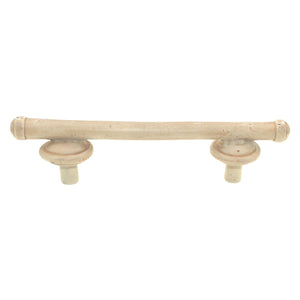 Anne at Home Une Grande Button 5" (128mm) Ctr. Bar Pull Weathered White 1051-17