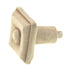 Anne at Home Artisan Square 1 1/8" Cabinet Knob Weathered White 1058-17