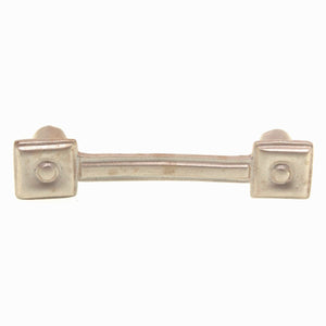 Anne at Home Hardware Square 3" Ctr. Button Cabinet Pull Satin Pearl 1061-15