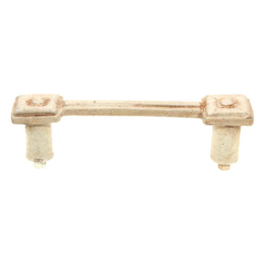 Anne at Home Hardware Square 3" Ctr. Button Cabinet Pull Weathered White 1061-17
