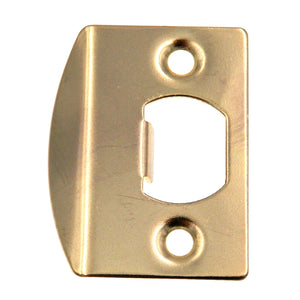 Hickory Hardware Polished Brass Full Lip Door Strike Plate 1070